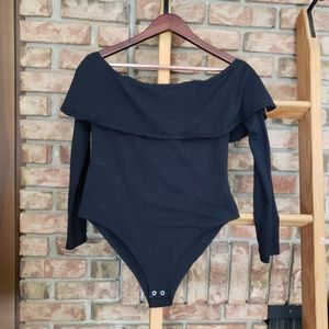 Snap Closure Flounce Body Suit